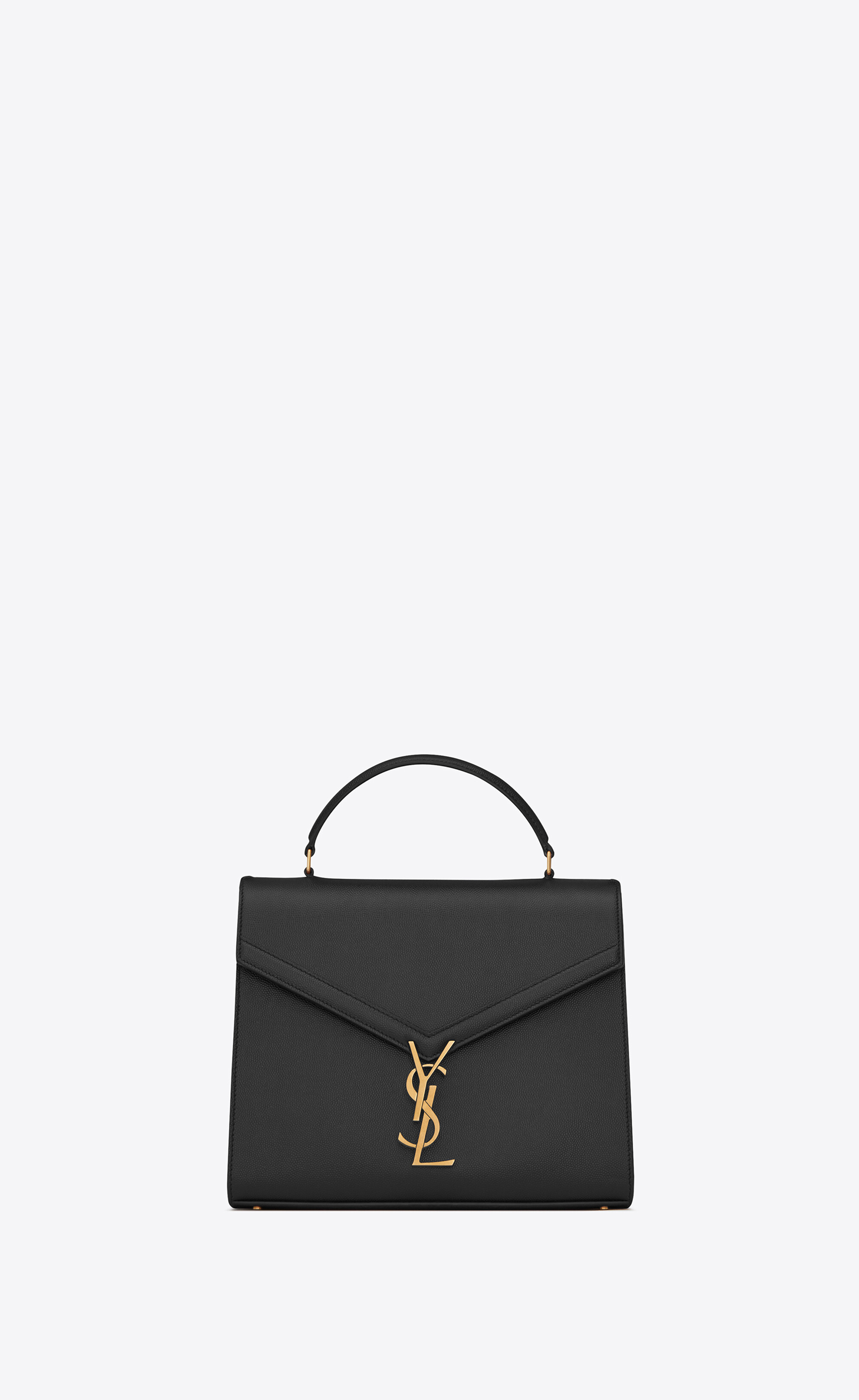 Black Leather GG Marmont Small Top Handle Bag | GUCCI® US