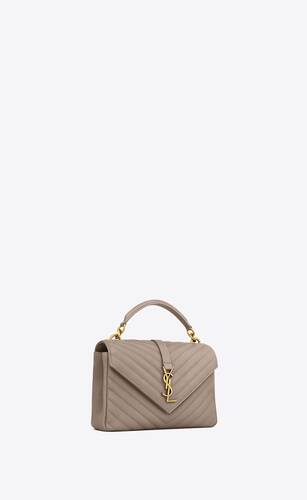 MEDIUM COLLEGE IN QUILTED LEATHER, Saint Laurent