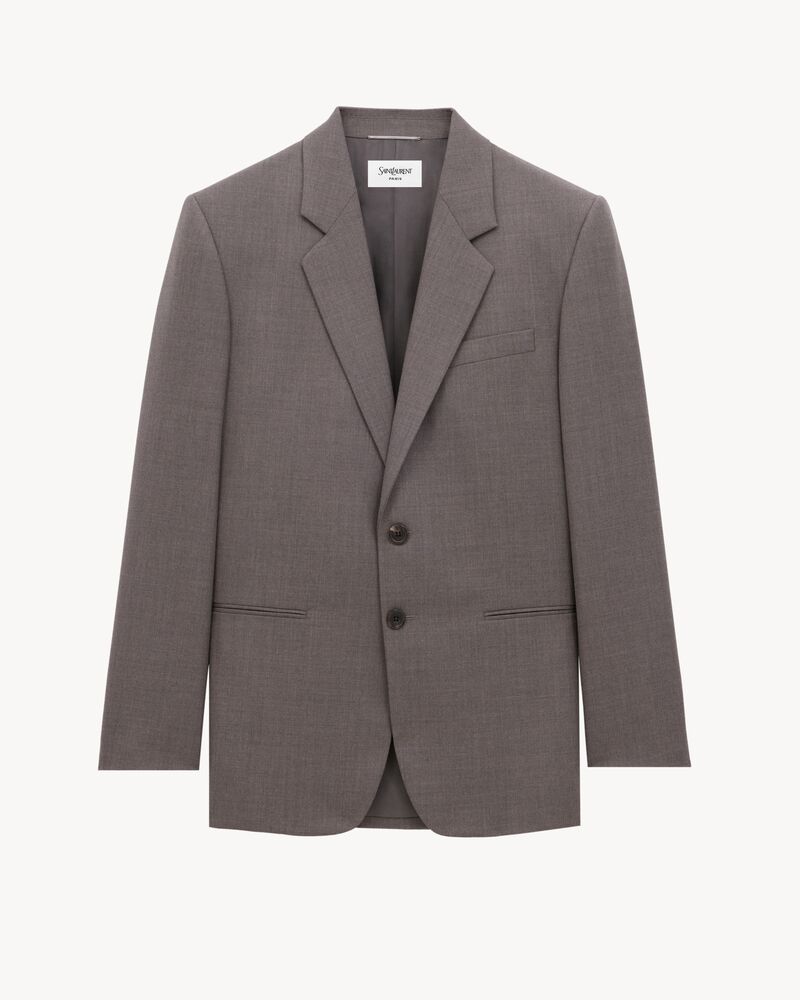 Yves jacket in wool chiné