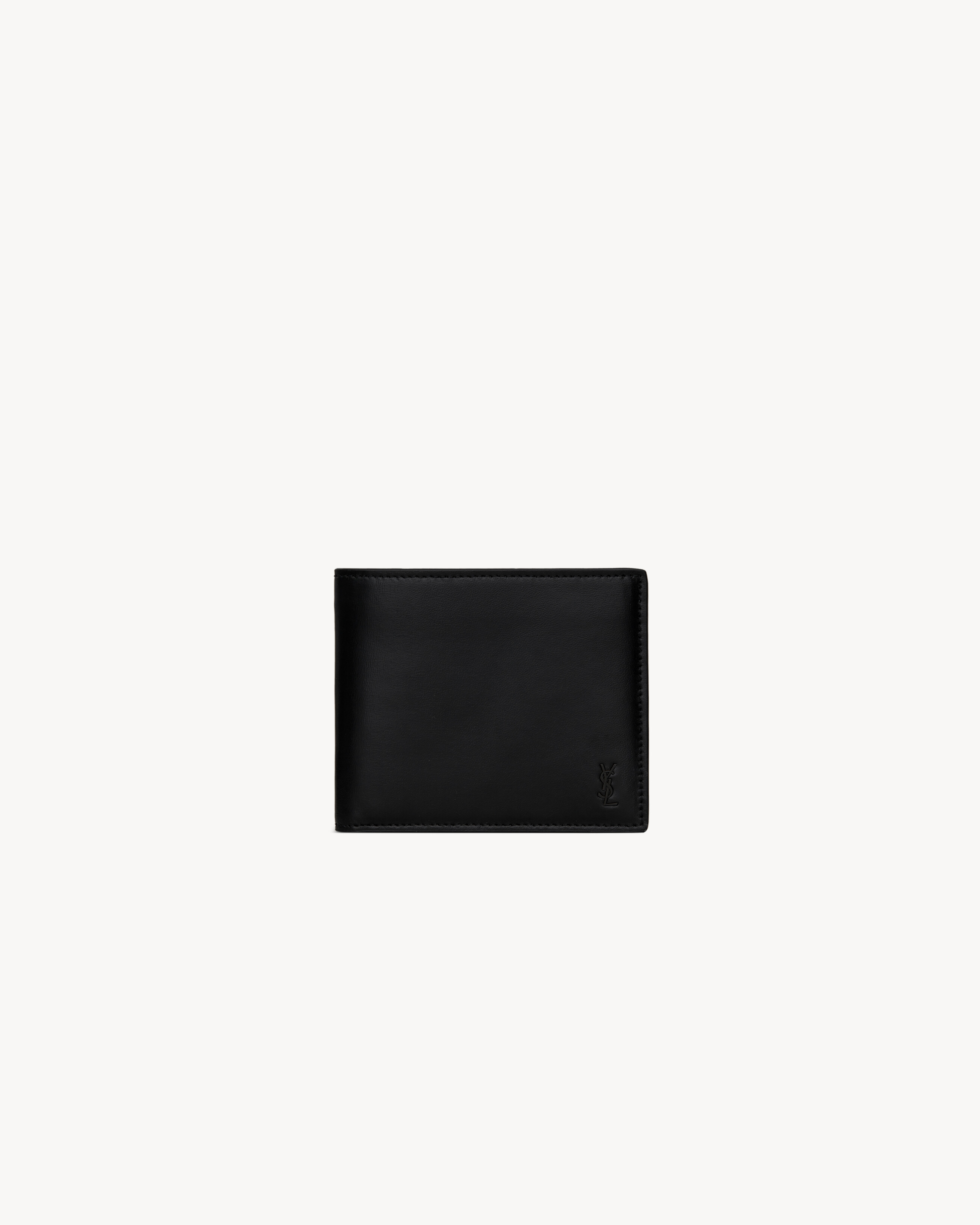 TINY CASSANDRE East/West wallet in matte leather