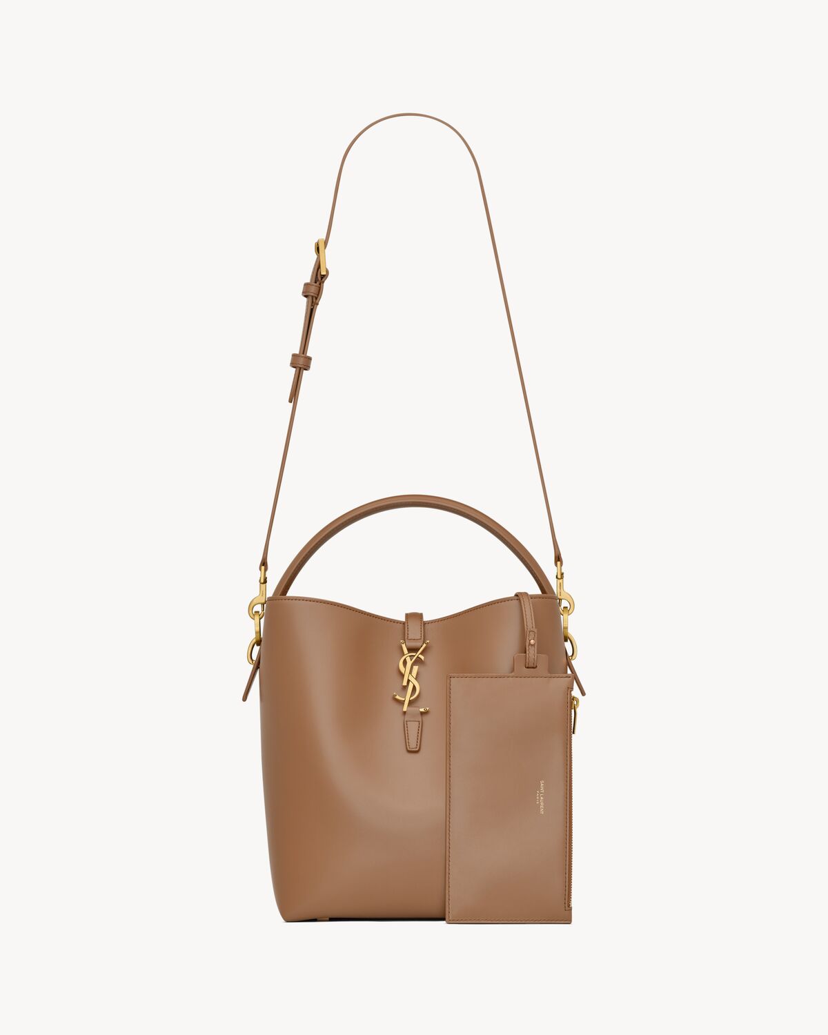 생로랑 샤이니 가죽 소재의 LE 37 토트백 7428282R20W2536