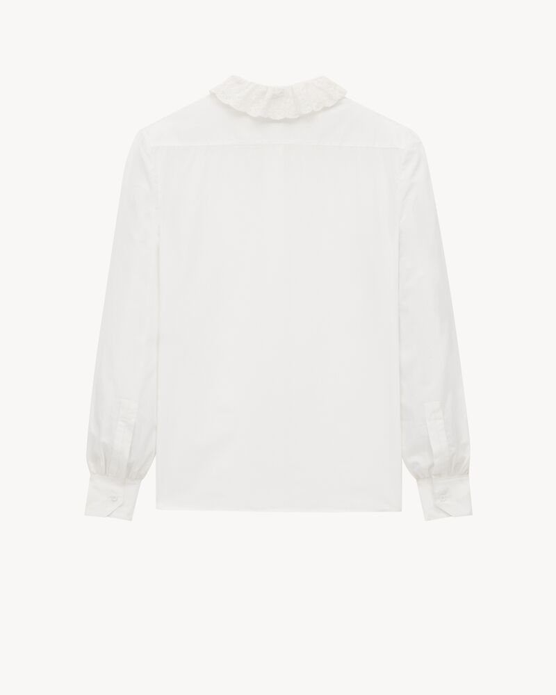 shirt in cotton poplin