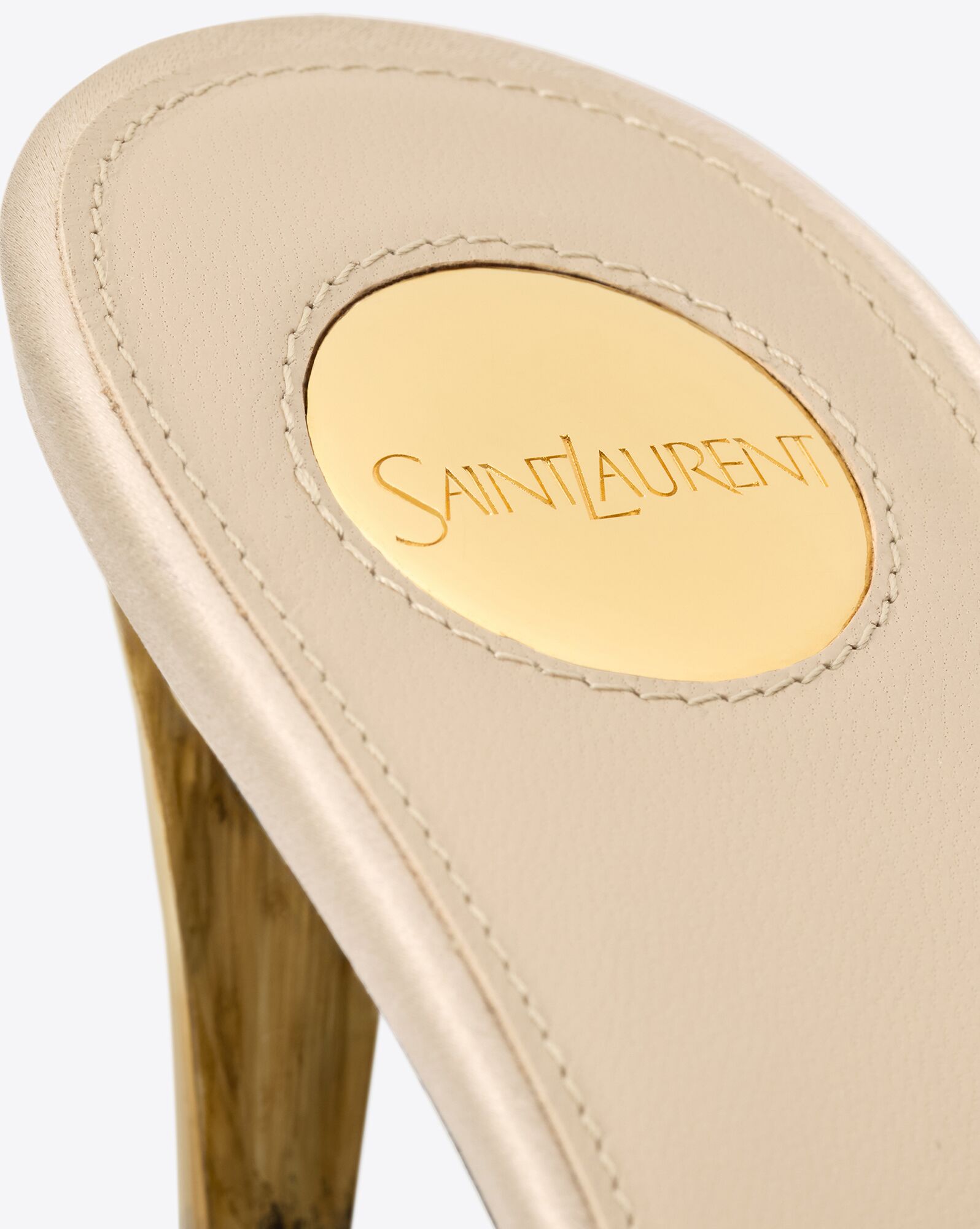 LODGE mules in satin crepe