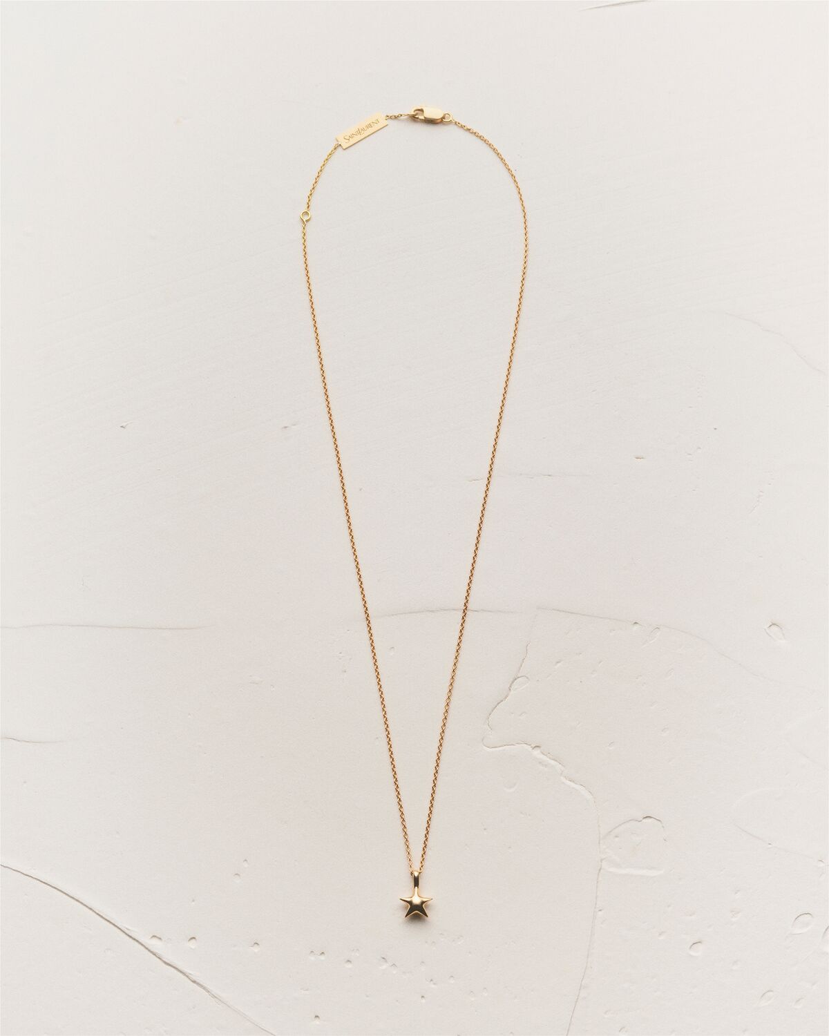 star pendant necklace in 18K yellow gold