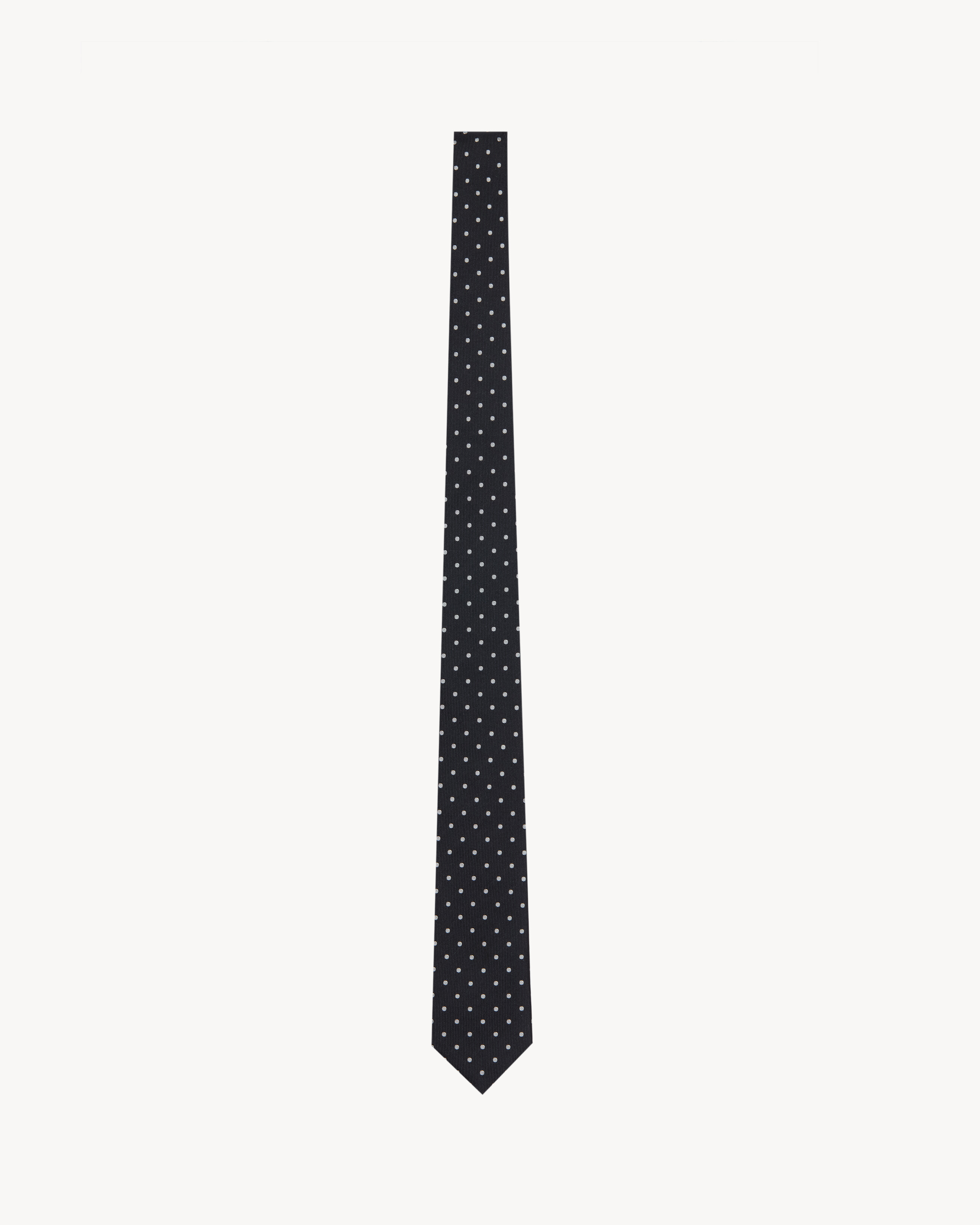 dotted tie in silk jacquard