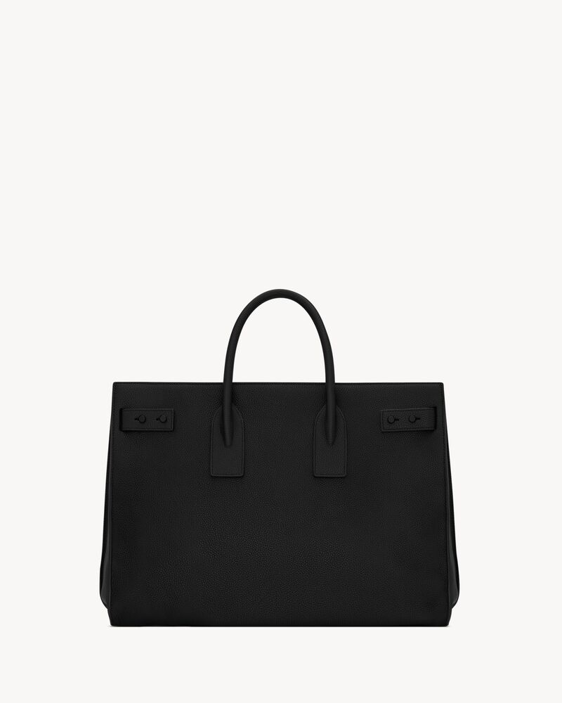 sac de jour thin large en cuir grainé