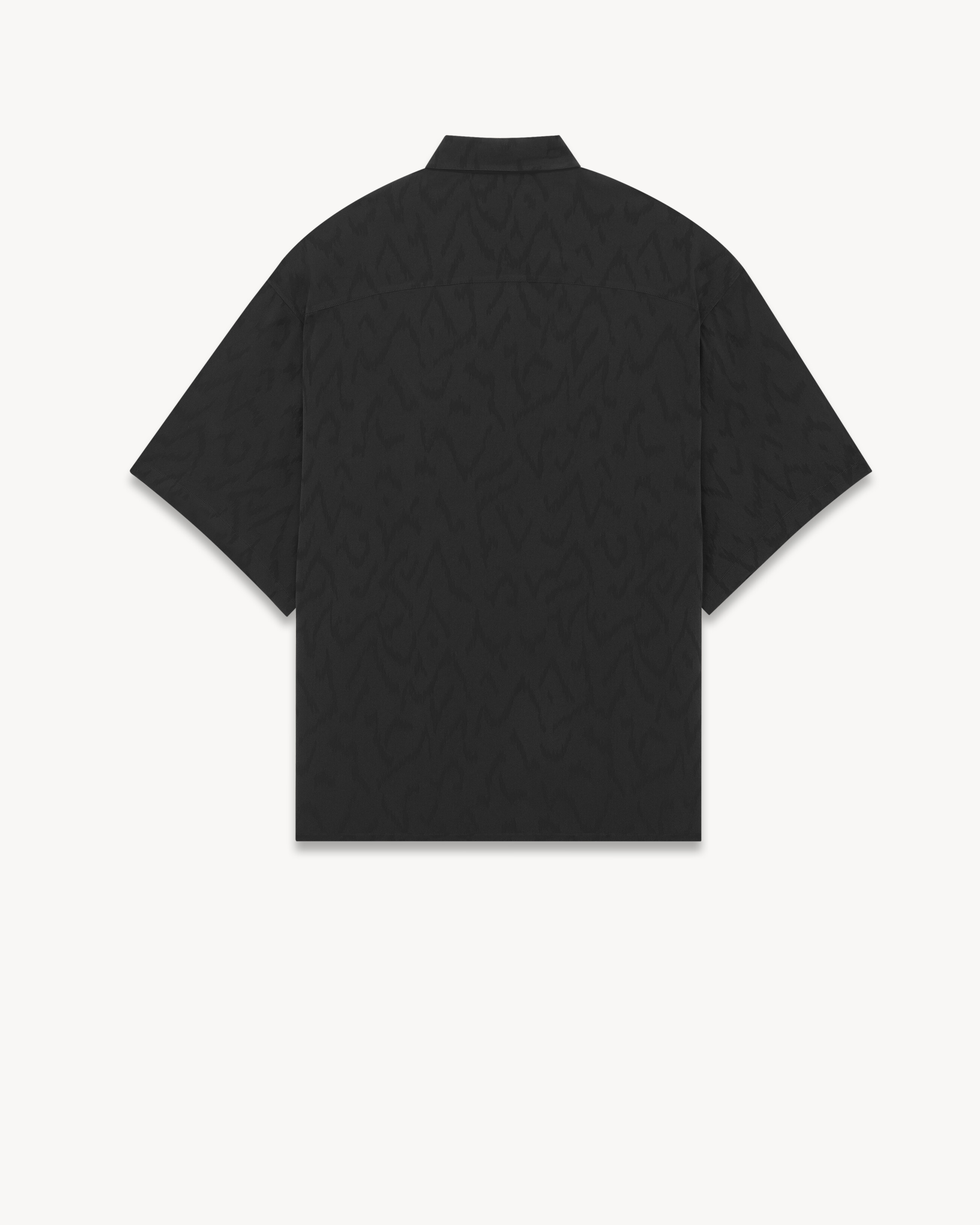 OVERSIZE SHIRT IN MATTE AND SHINY SILK