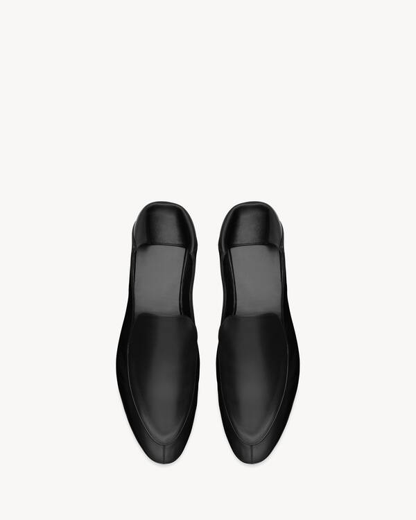 ALAIN slippers in smooth leather | Saint Laurent | YSL US