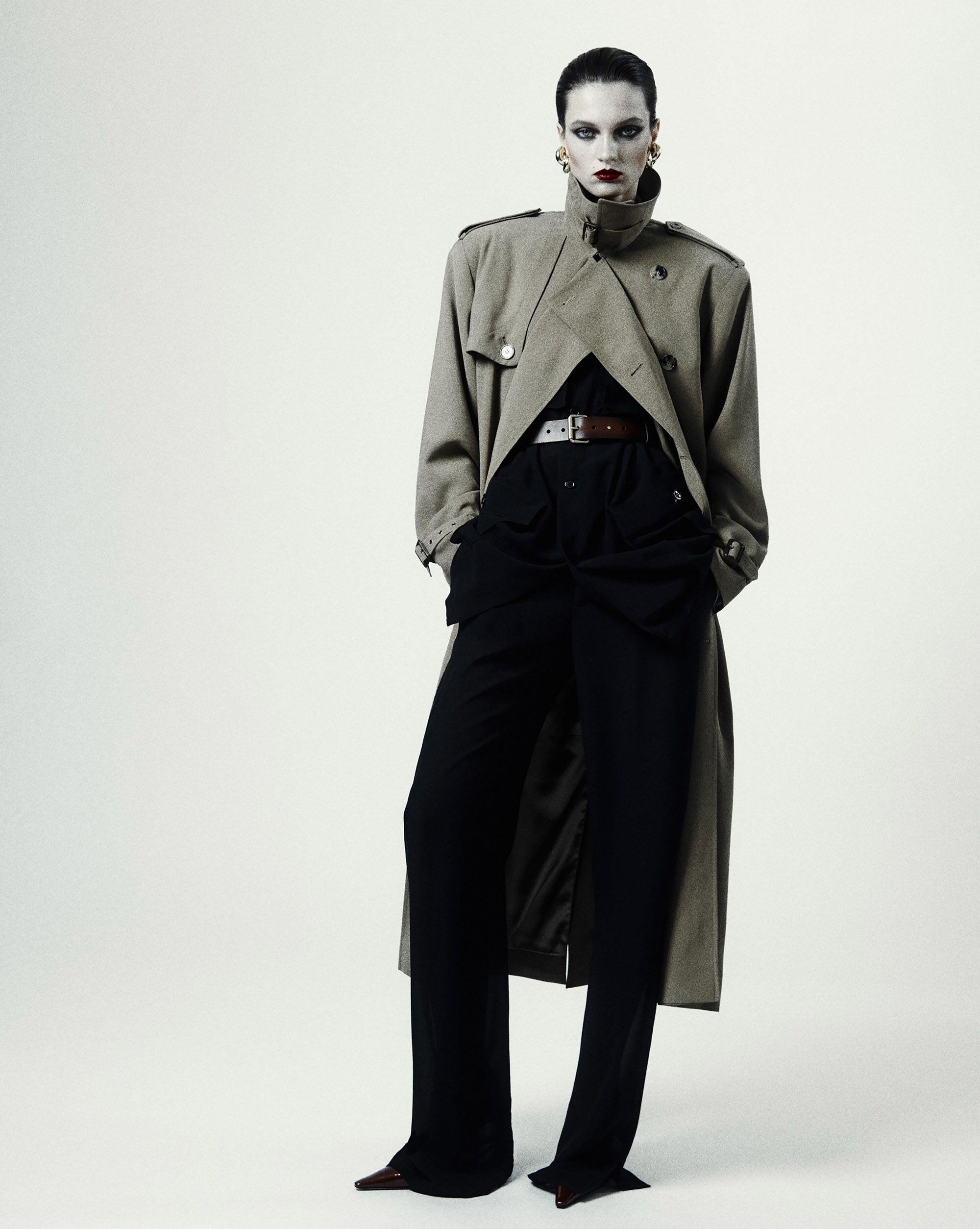 Trench Coat in Twill