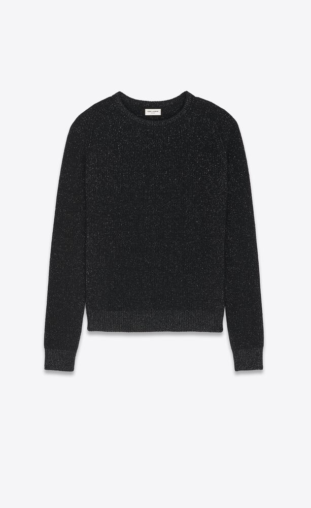 sweater in ribbed wool and cashmere