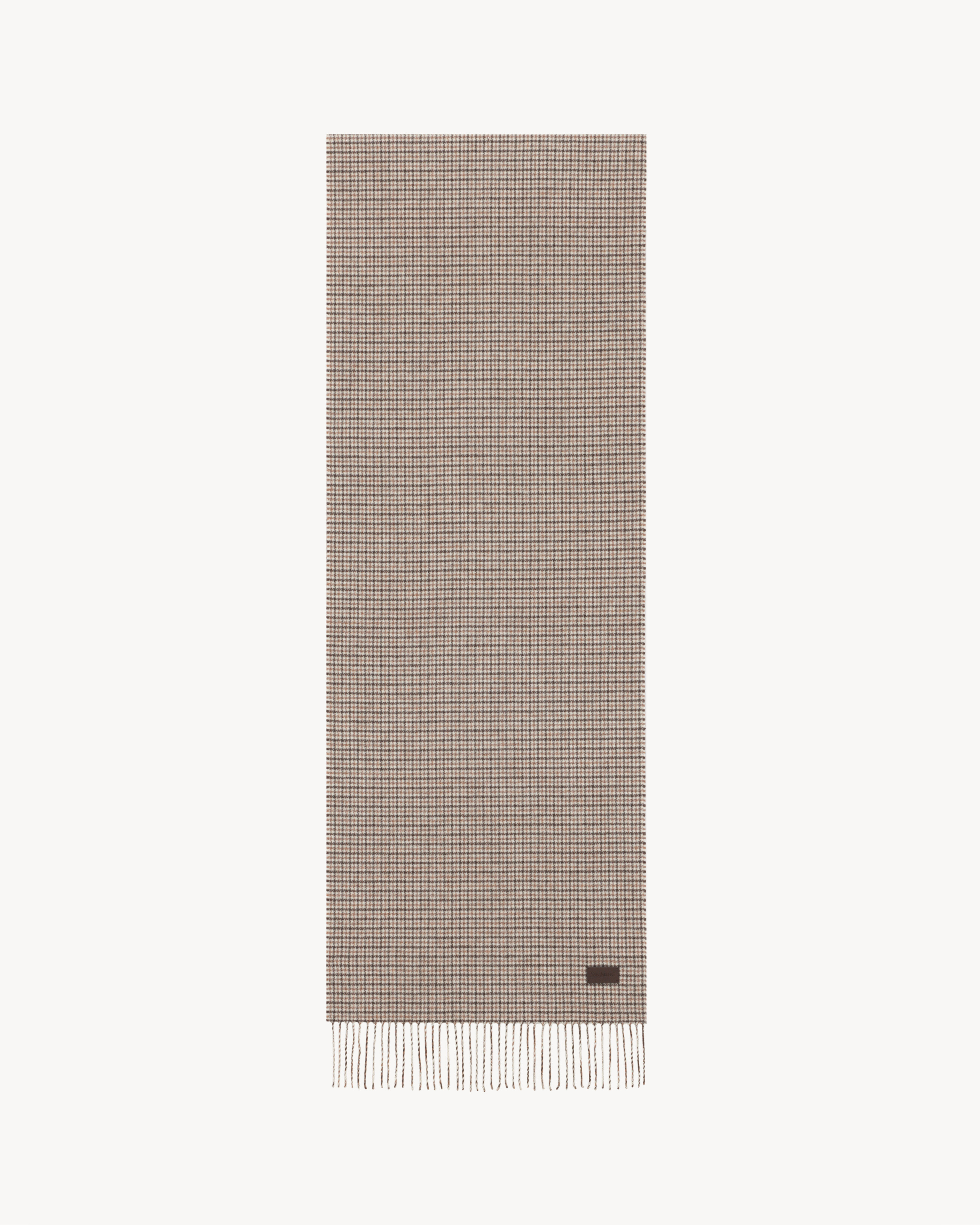 SCARF IN PUPPYTOOTH CASHMERE JACQUARD