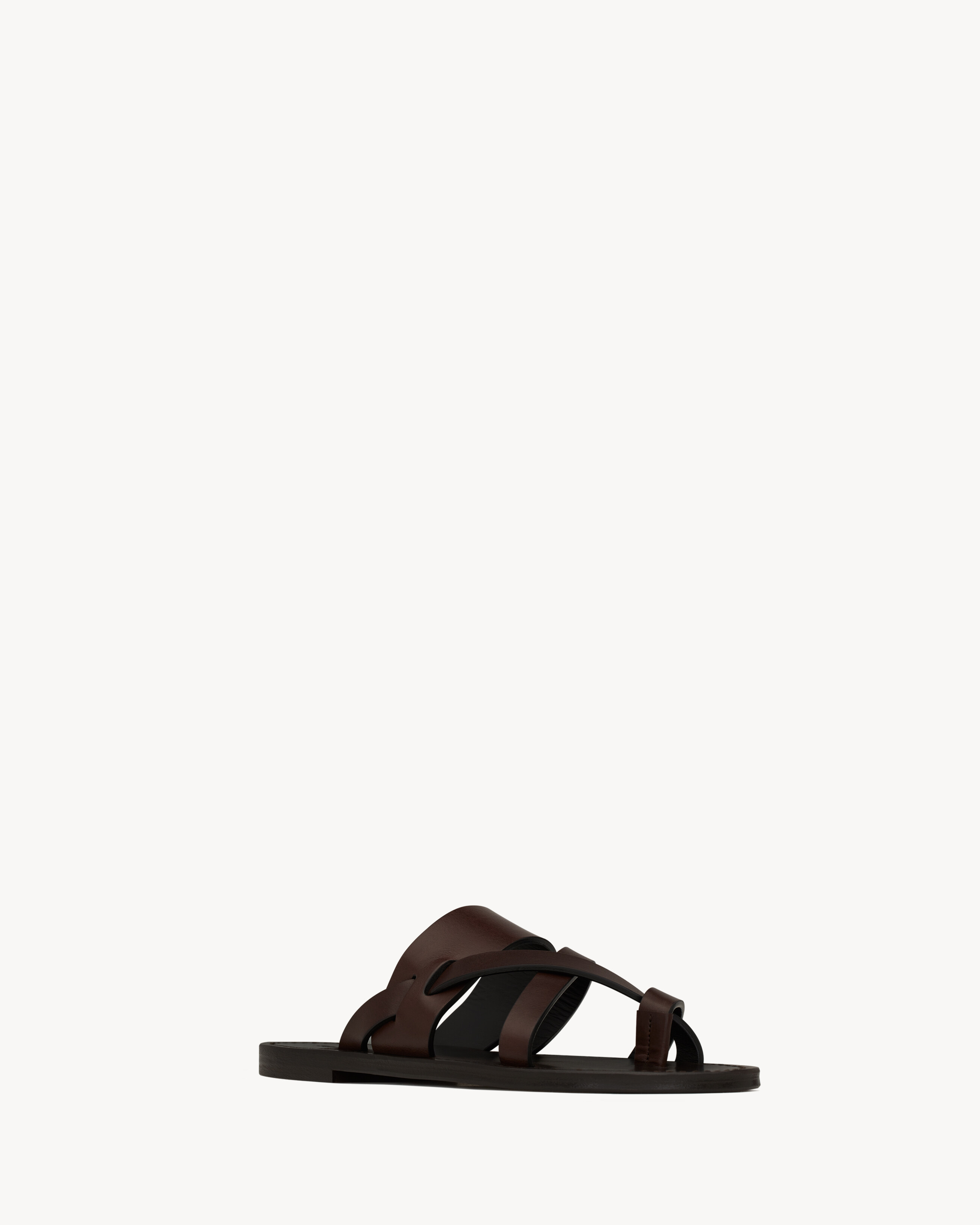 CULVER slides in smooth leather