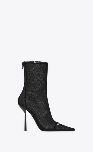 Dior D-Hide Stretch Mesh Ankle Boots