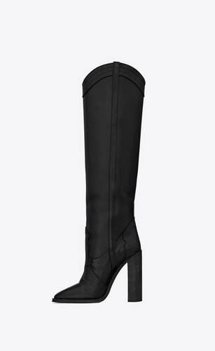 saint laurent kate knee high boots
