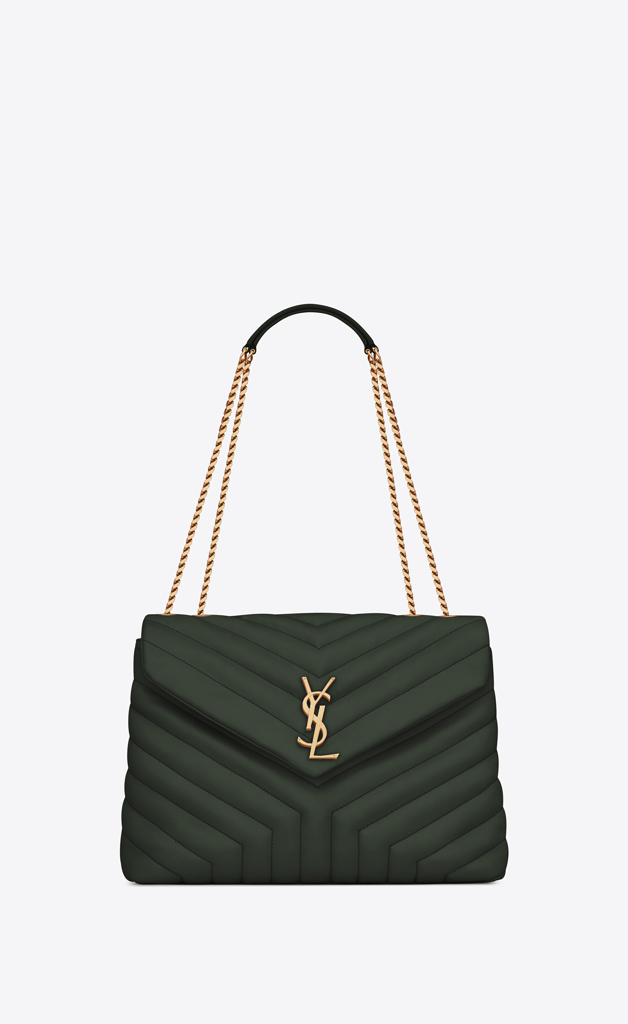 ysl loulou medium green