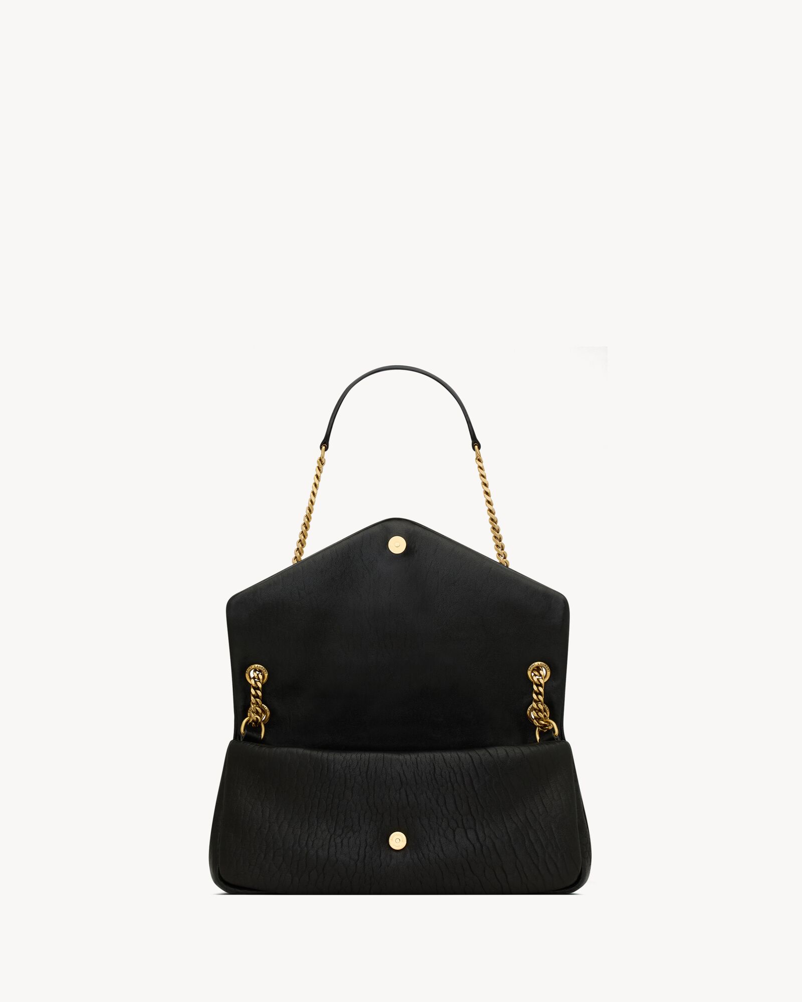 YSL 25S CALYPSO HANDBAG 26 IN IVORY LAMBSKIN GOLD HARDWRE