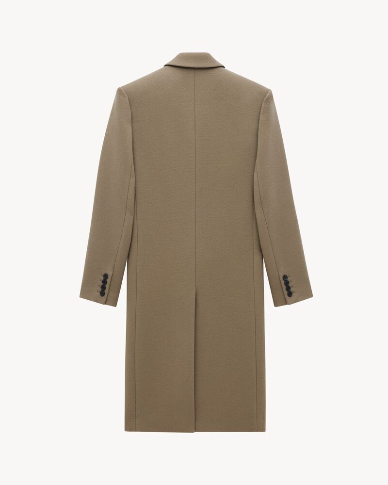 long coat in wool