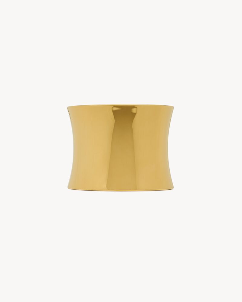 CURVED CUFF BRACELET IN METAL