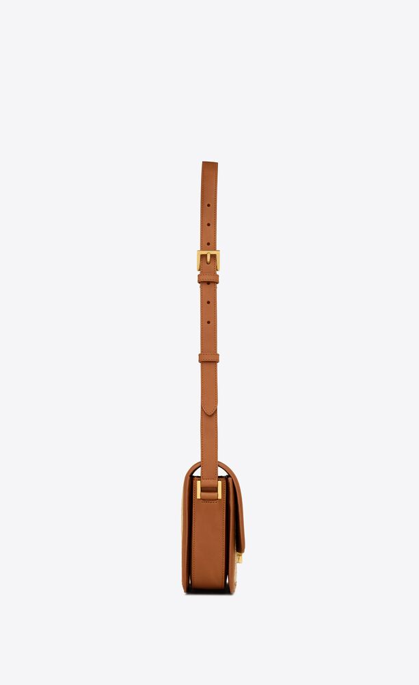 solferino medium satchel in raffia and vegetable-tanned leather