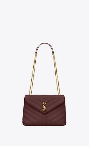 loulou small chain bag in matelassé "y" leather