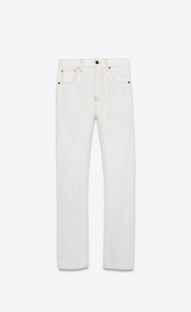 authentische jeans aus denim in grau und off-white