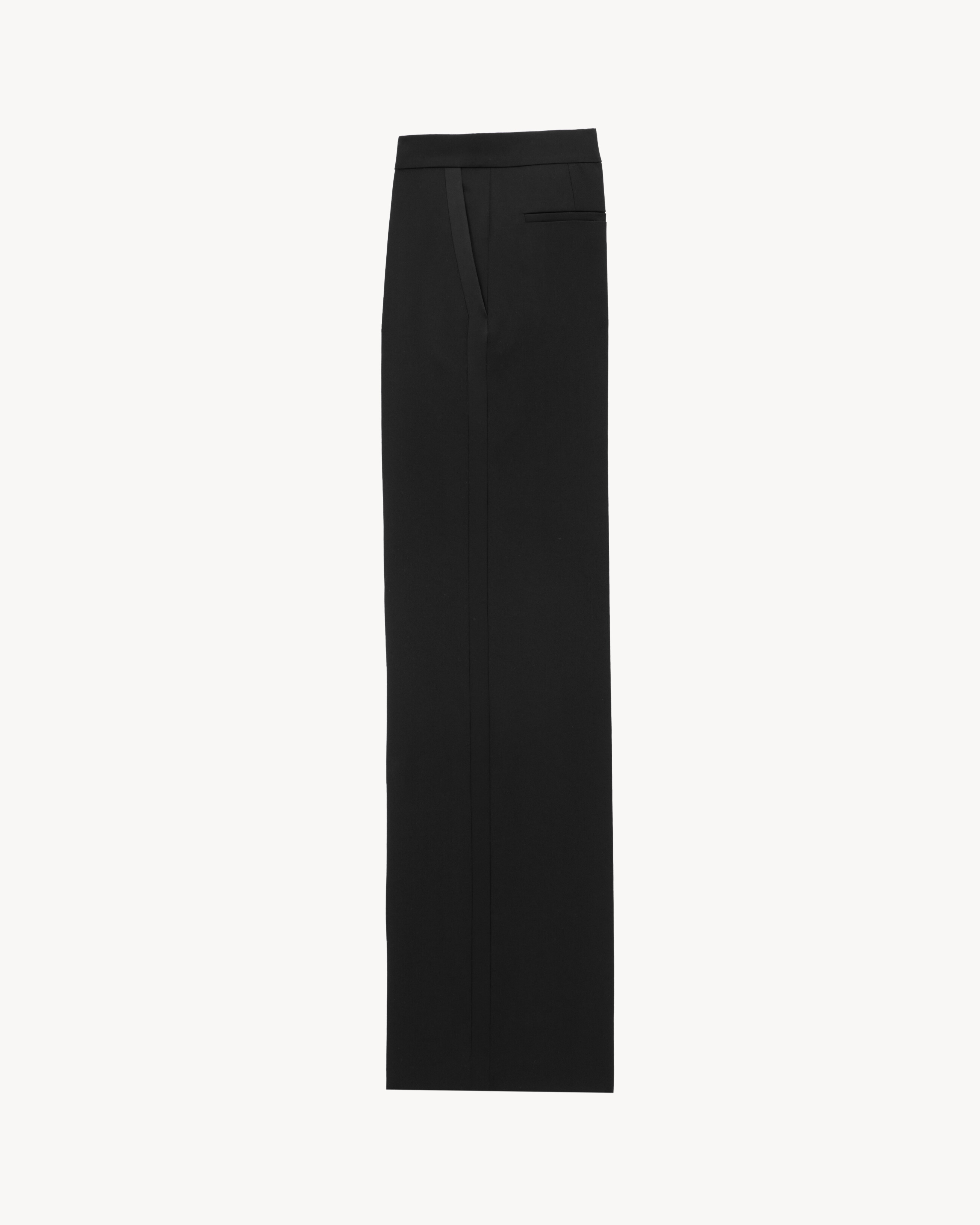 Yves tuxedo pants in grain de poudre