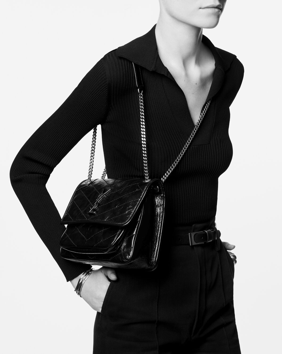 NIKI baby in grained lambskin | Saint Laurent | YSL.com