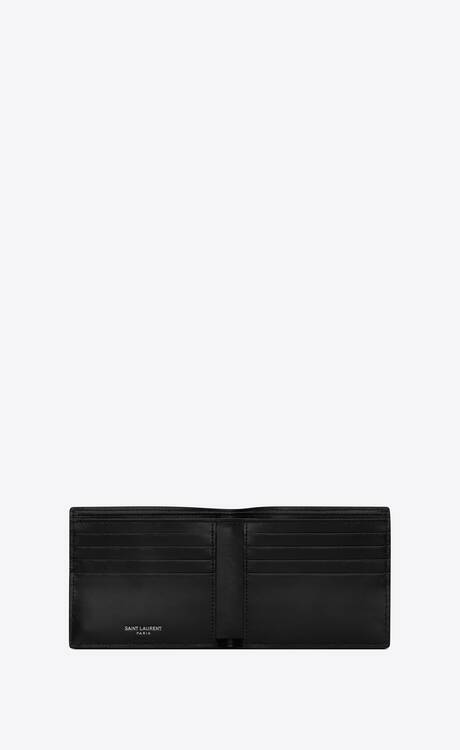 TINY CASSANDRE East/West wallet in shiny leather | Saint Laurent | YSL.com