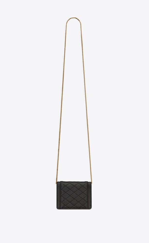 gaby micro bag in quilted lambskin