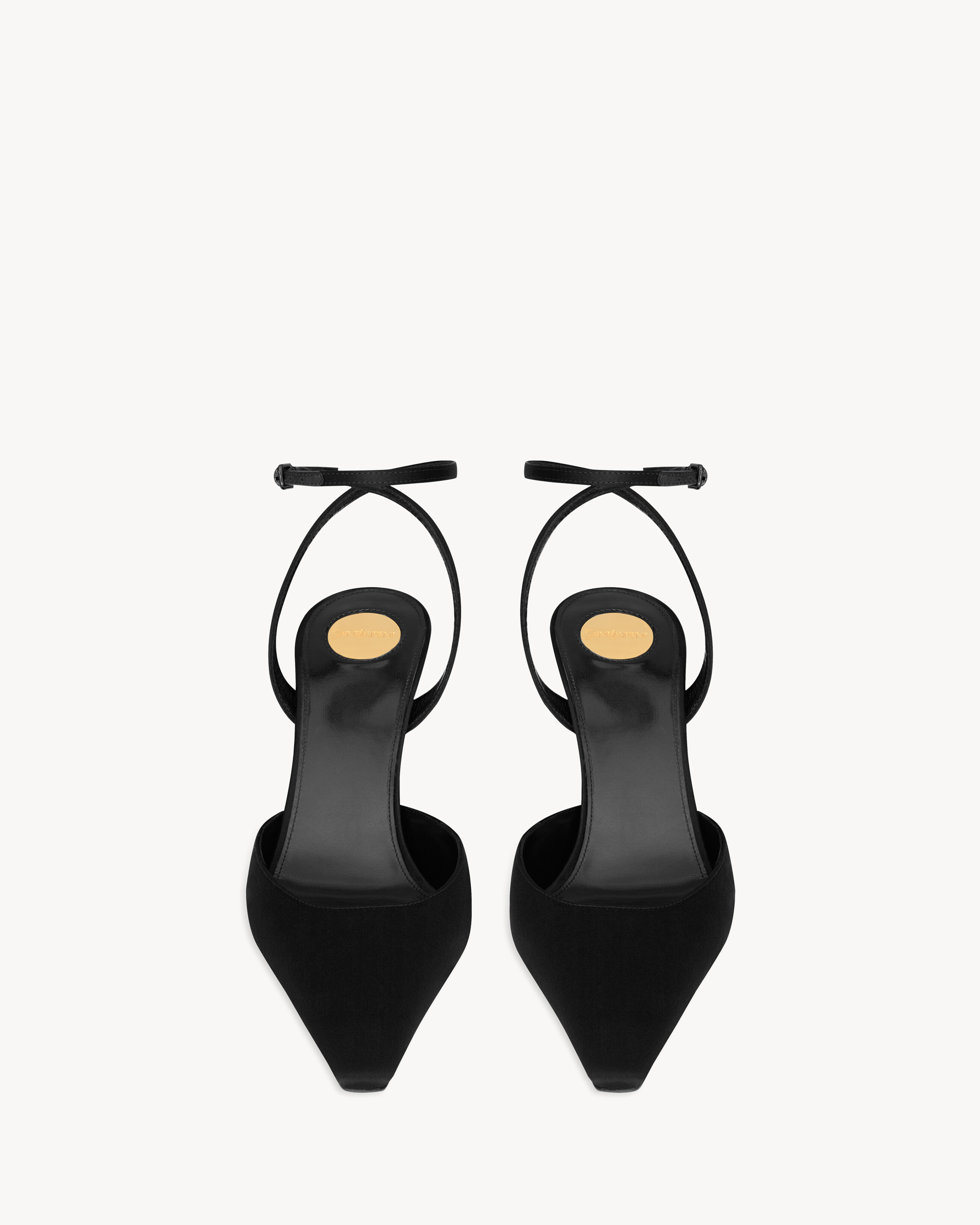 AIMÉE slingback pumps in satin crepe