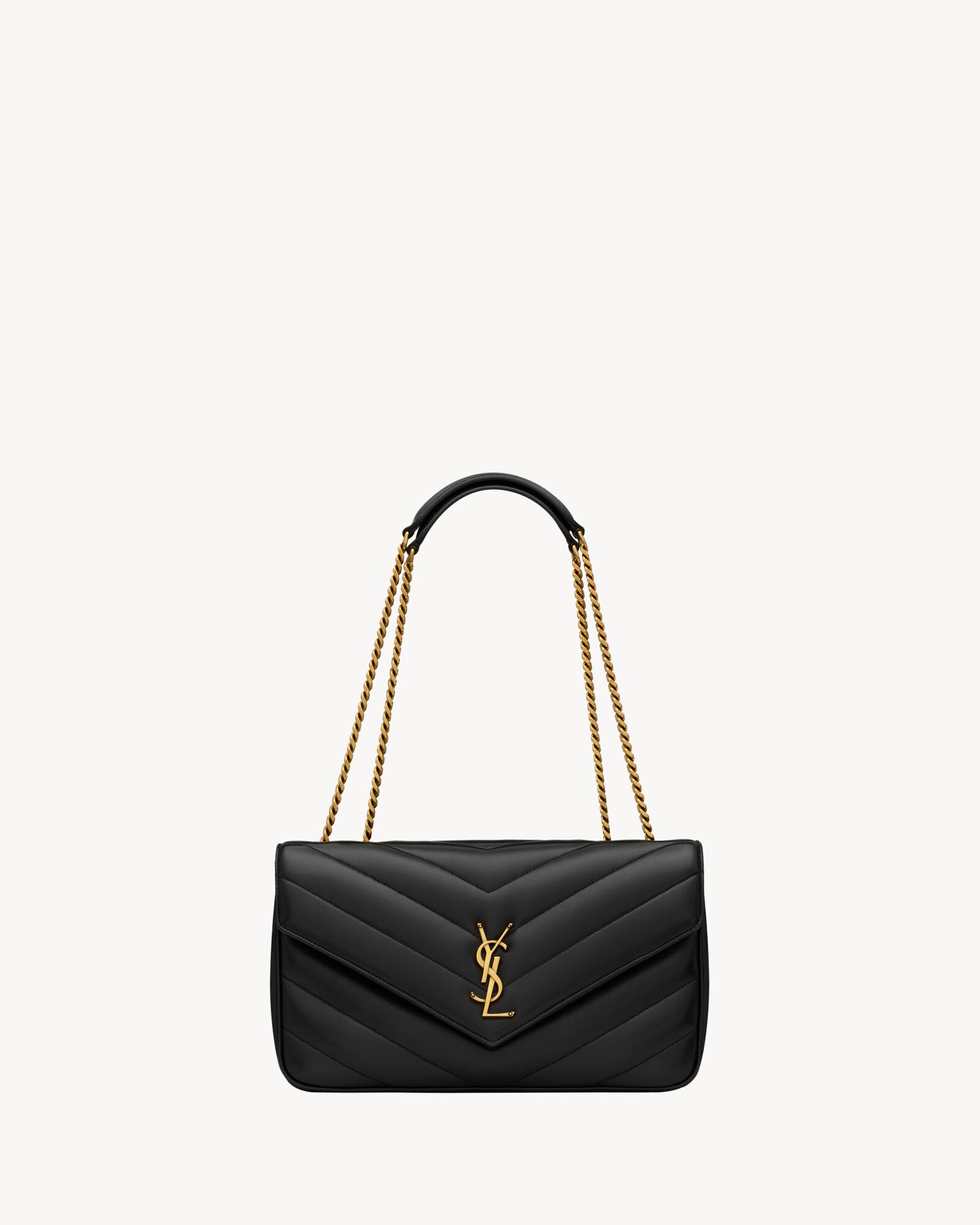 LOULOU medium in MATELASSÉ lambskin — 801439AAEAX1000