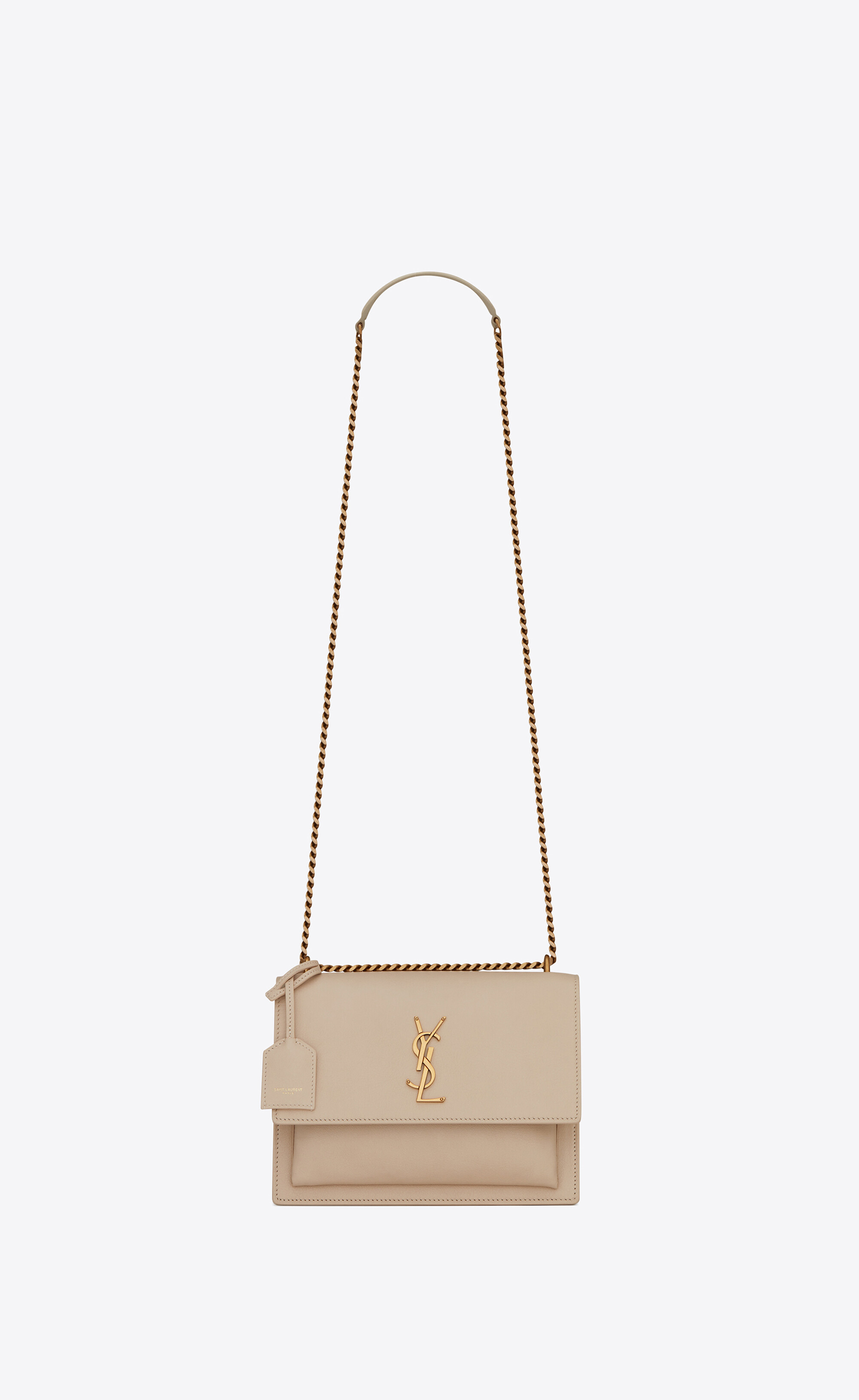 ysl sunset grained leather