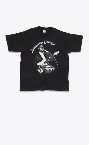 howlin' wolf t-shirt in cotton
