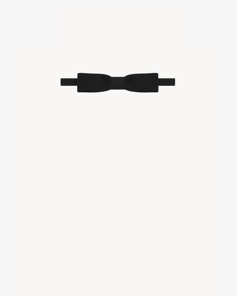 rectangular bow tie in faille