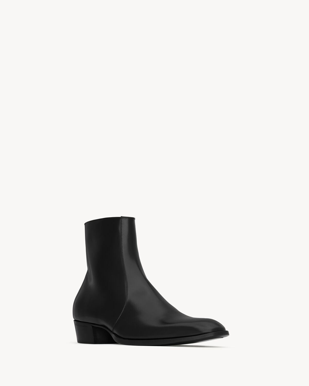 roman stiefel aus glattleder