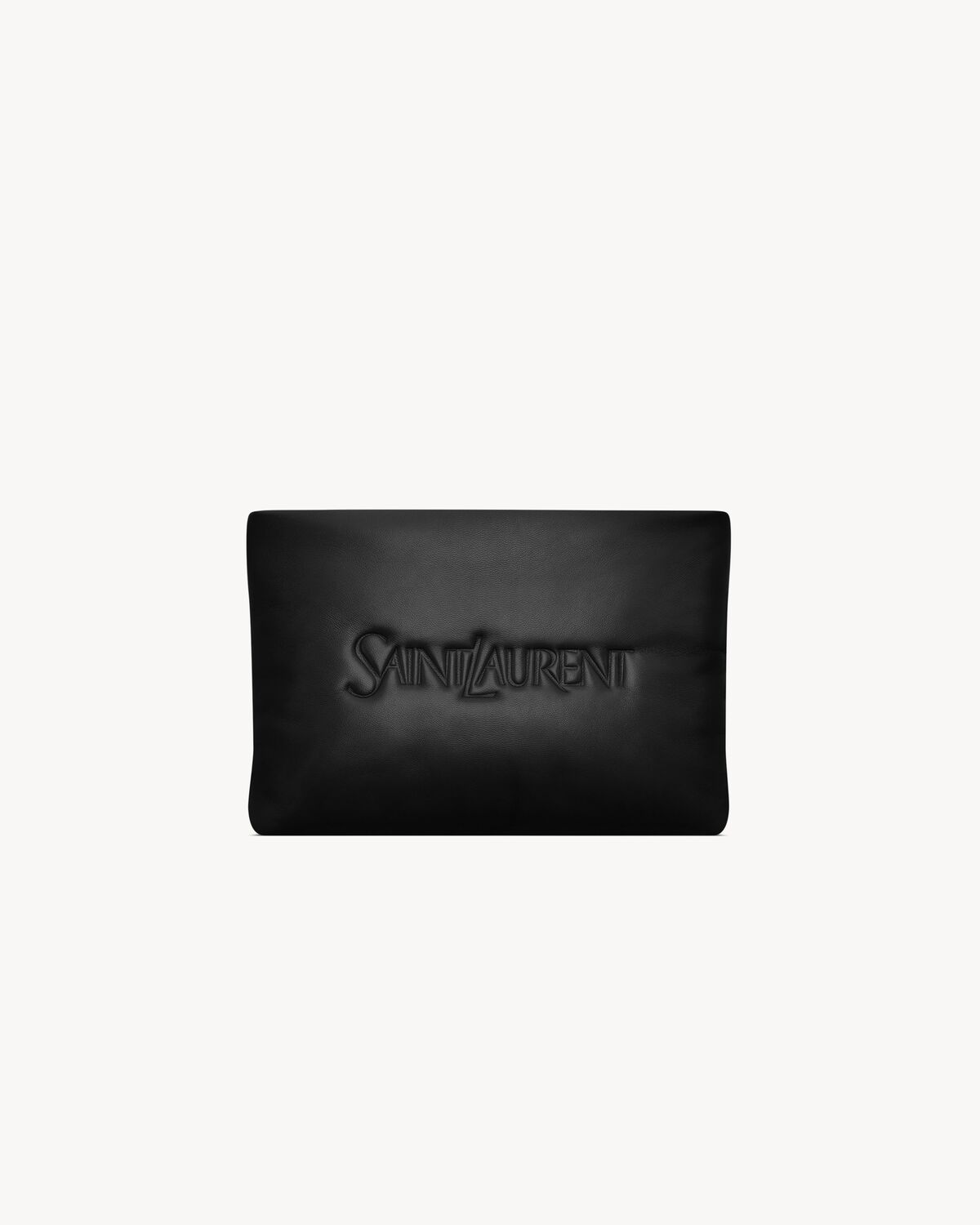 SAINT LAURENT small puffy pouch in lambskin