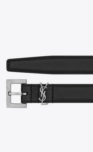 cassandre thin belt in smooth leather