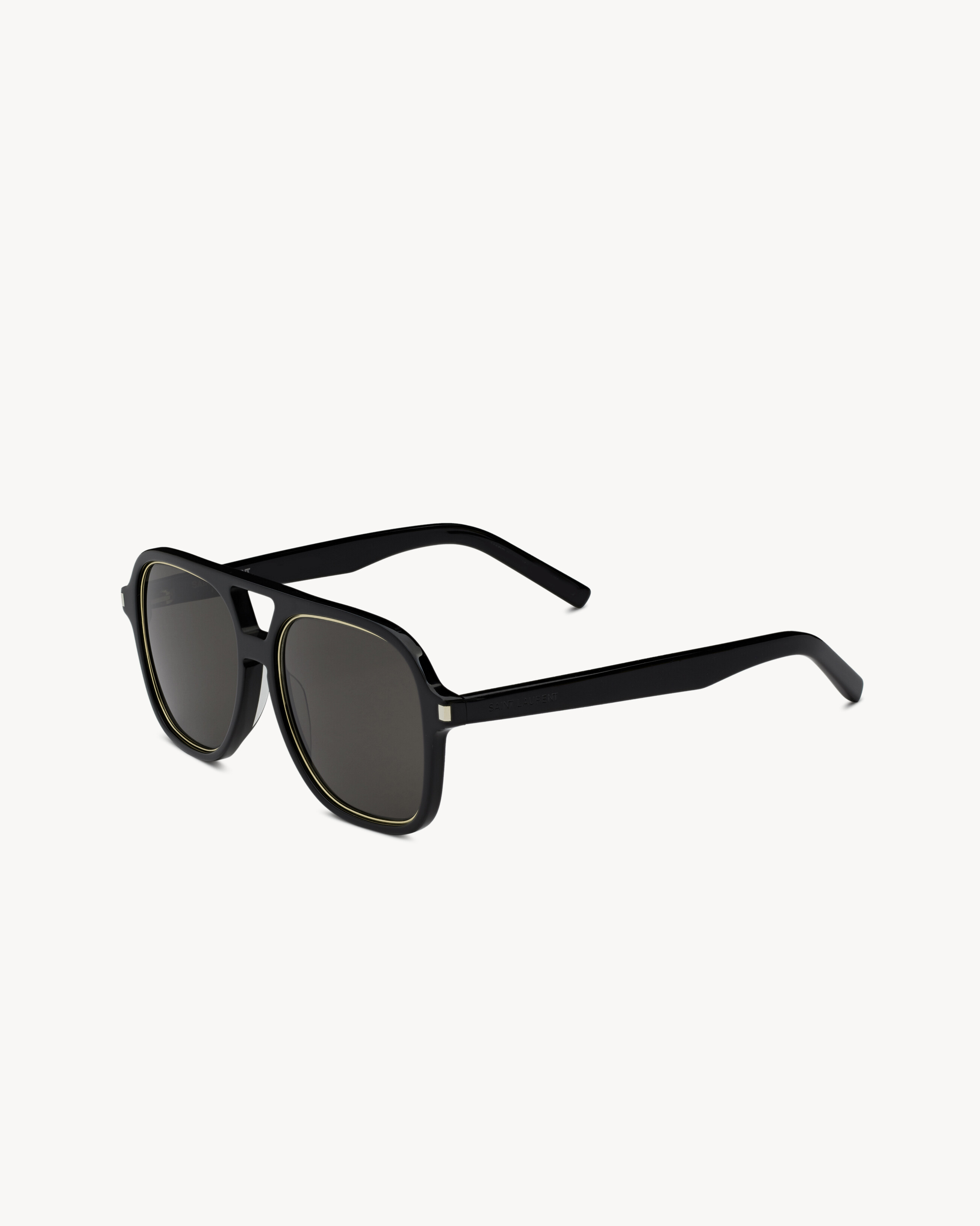 SAINT LAURENT ◆ SL 602 RIM サングラス Yves Saint Laurent - SL 602 Rim Sunglasses - Black Light