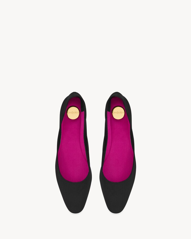 LOU ballerinas in satin crepe