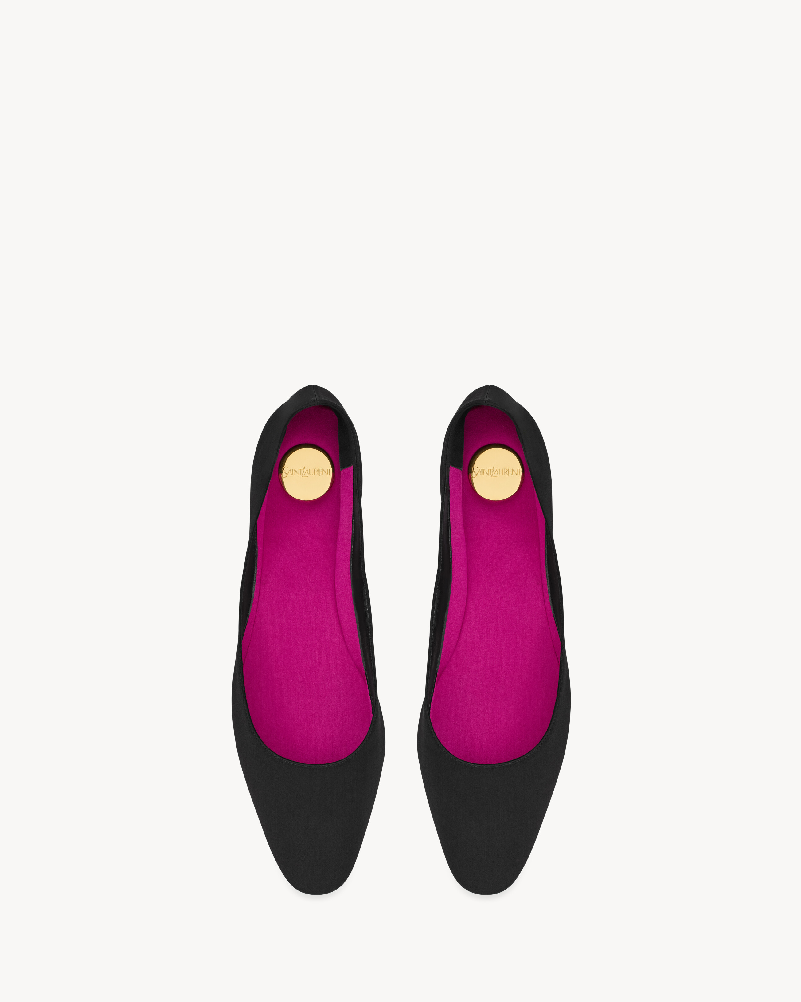 LOU ballerinas in satin crepe