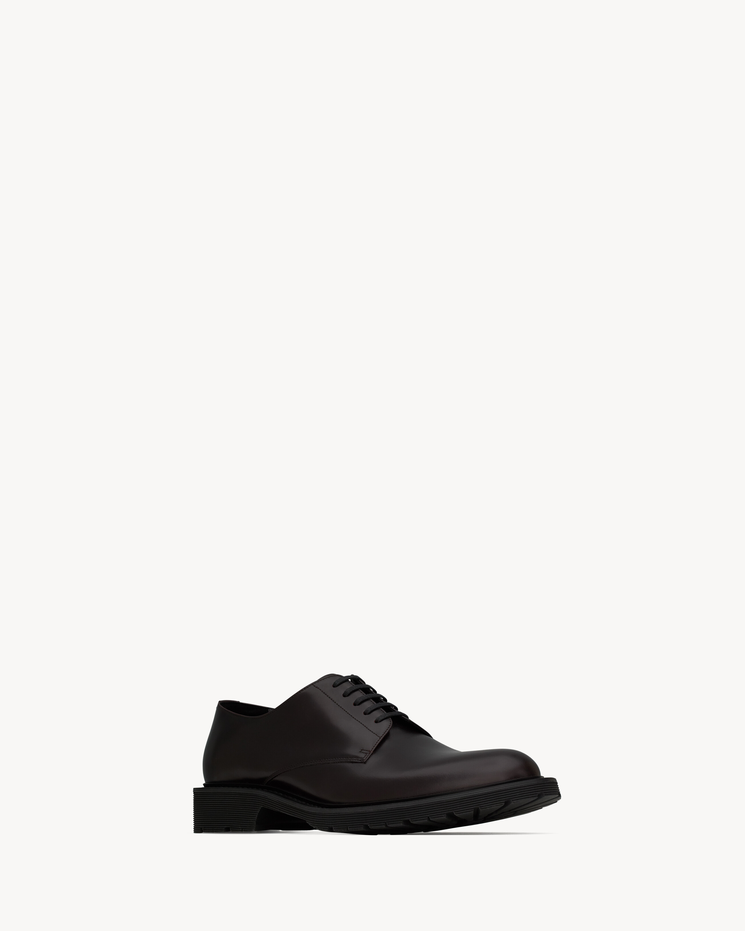 Sapato derby ARMY em couro liso