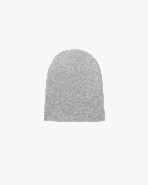 SAINT LAURENT embroidered beanie in cashmere | Saint Laurent