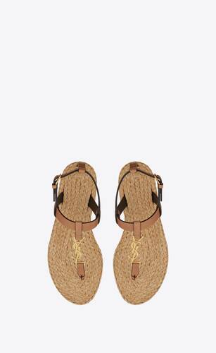 cassandra sandals in vegetable-tanned leather 