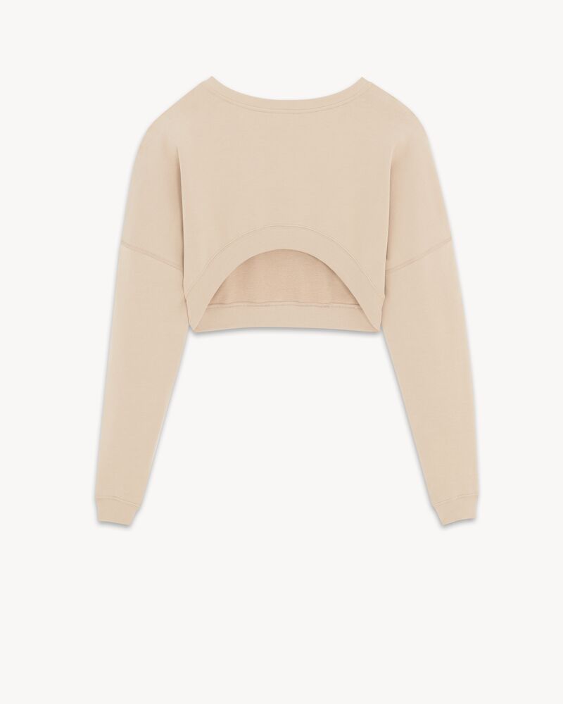 Saint laurent cropped sweatshirt Clearance