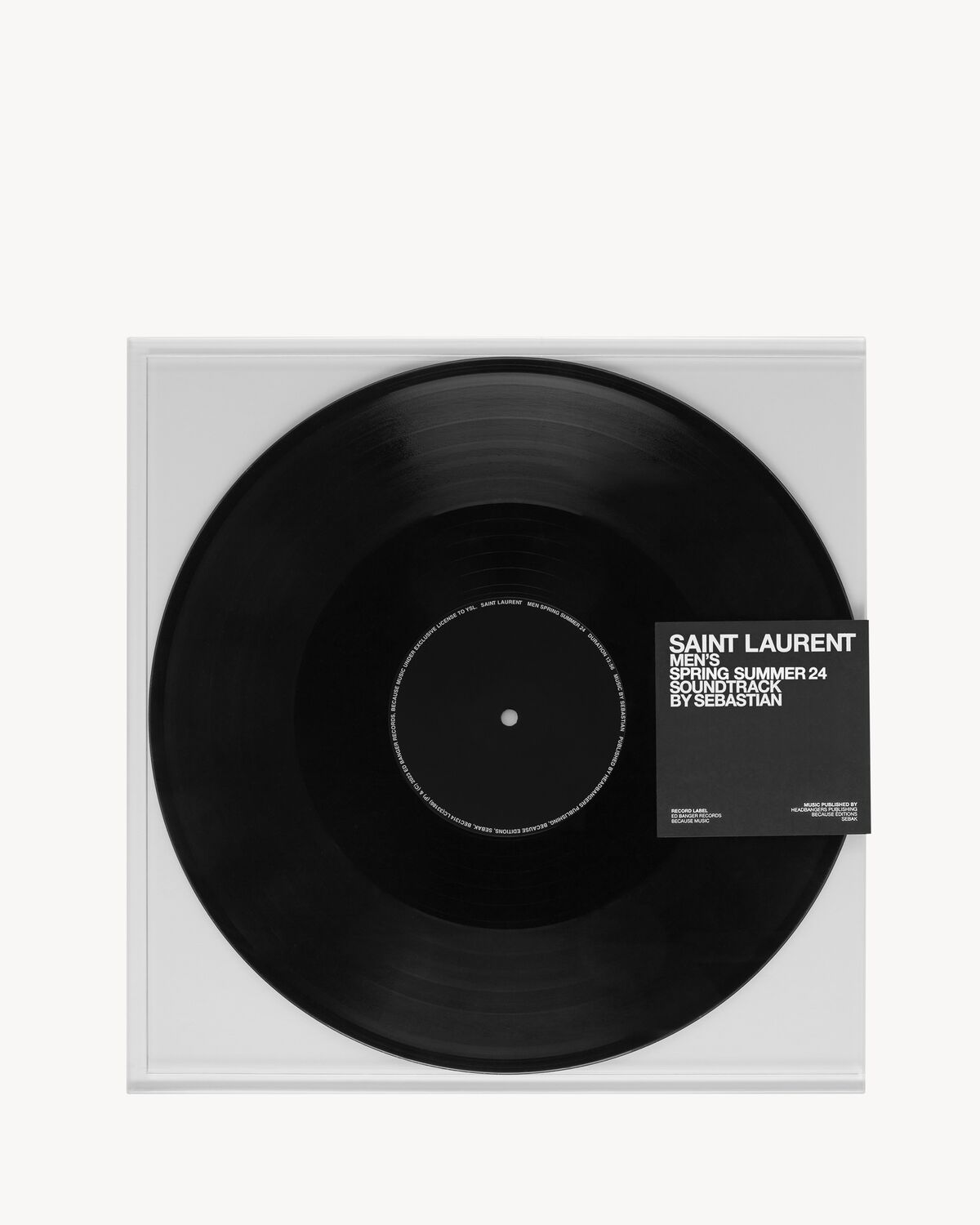 SAINT LAURENT MEN'S SPRING SUMMER 2024 SOUNDTRACK BY SEBASTIAN