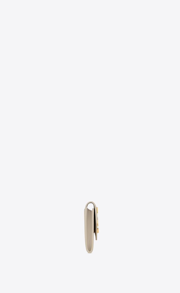 Cassandre small envelope wallet in lambskin, Saint Laurent