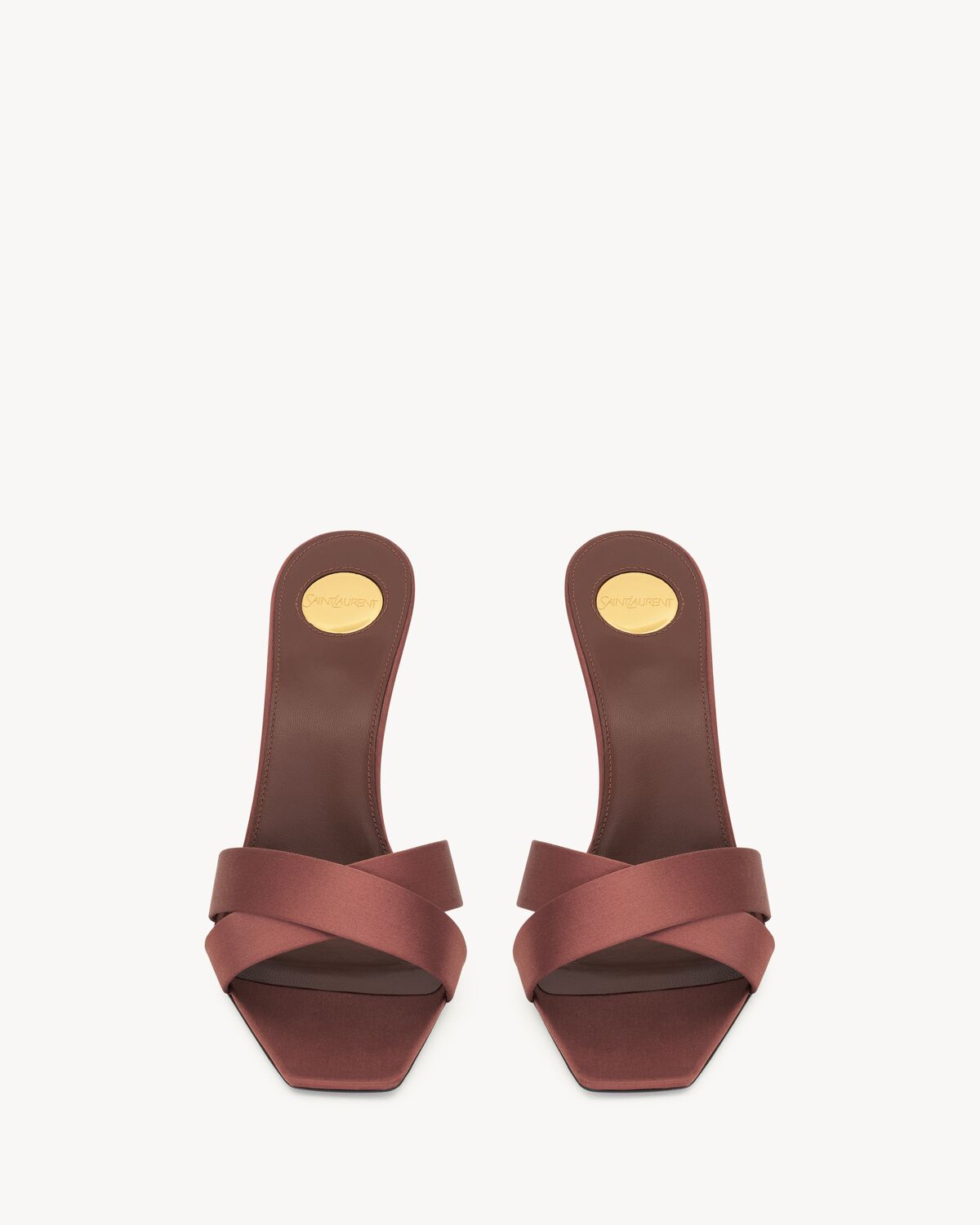 opyum mules en crêpe satin