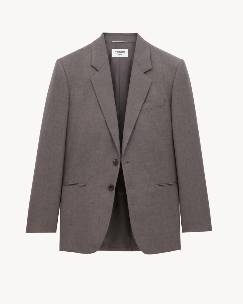 Yves jacket in wool chiné