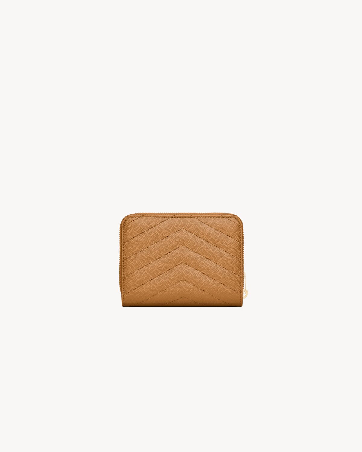 cassandre matelassé compact zip around wallet in grain de poudre leather