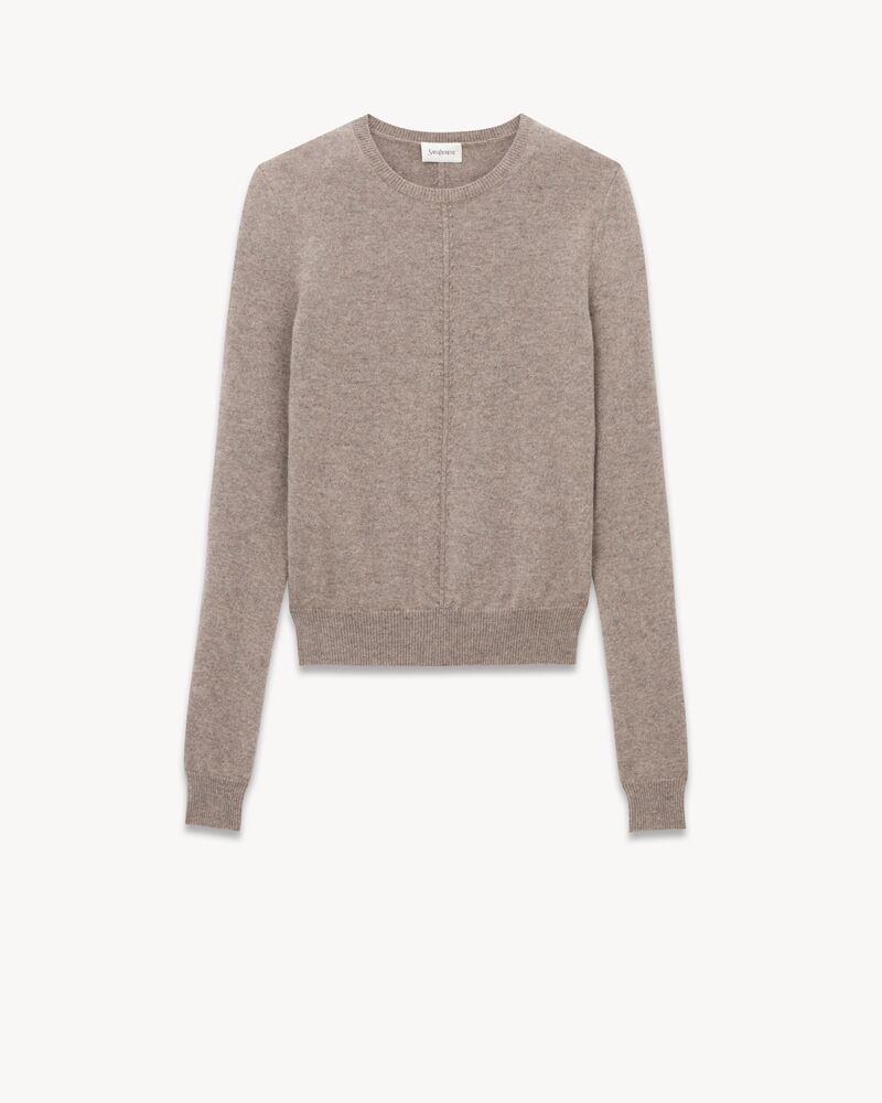 openwork sweater in cashmere